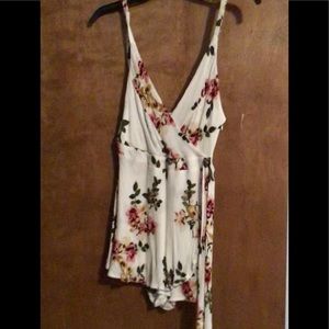 **NEW LISTING** Floral Wrap Skort Romper